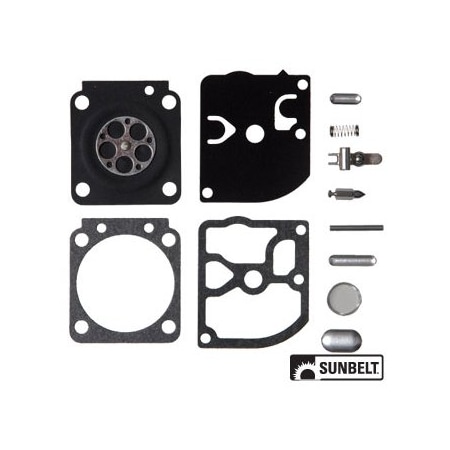 Sunbelt Rebuild Kit, Carburetor 3" x3" x1" A-B1ZMRB66A